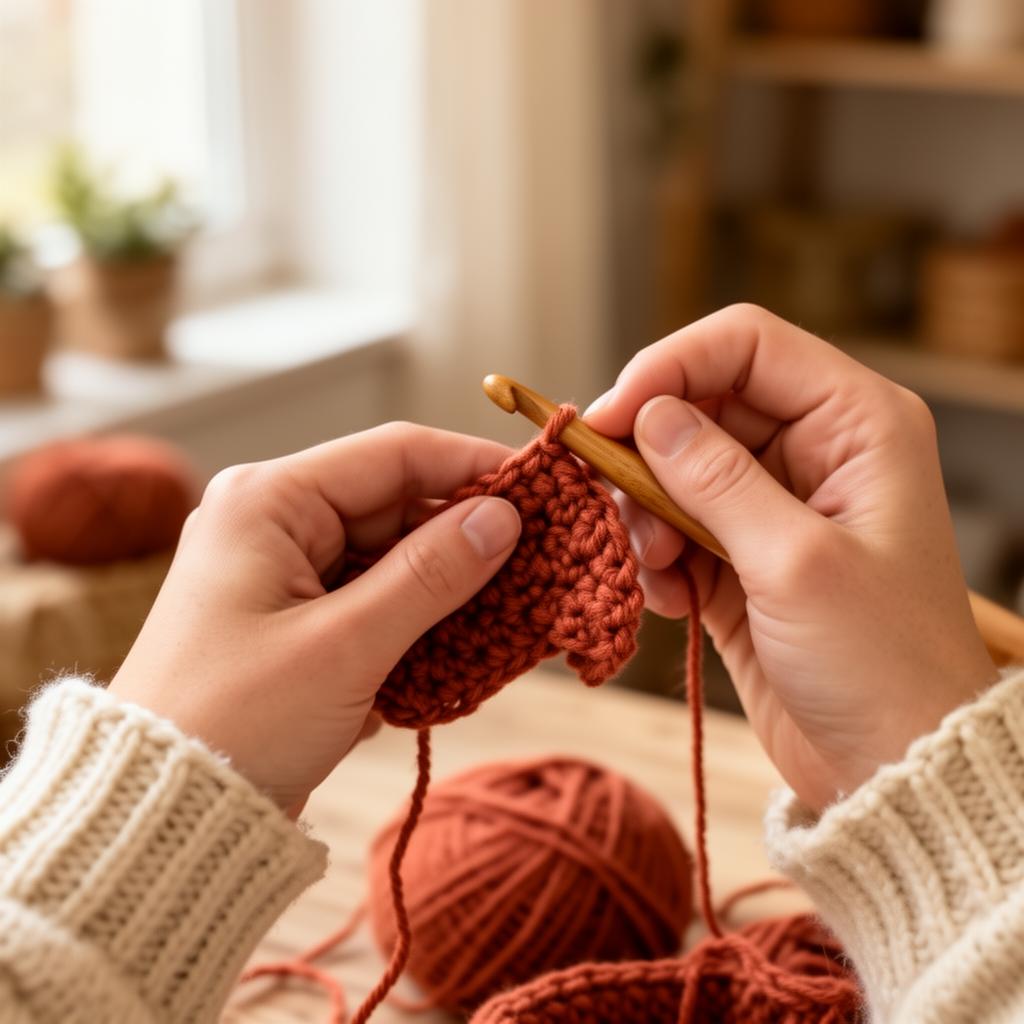 Mehrish crocheting