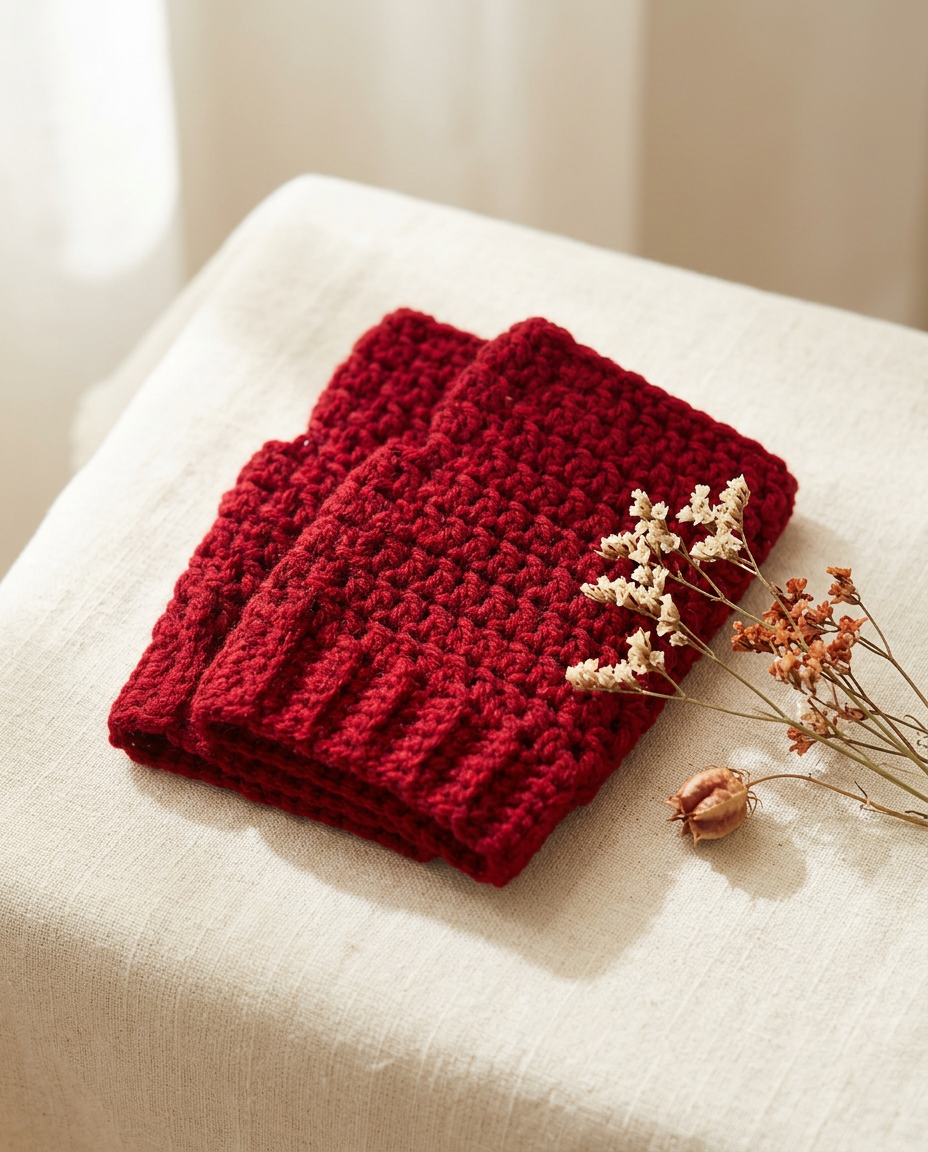 Ruby Wrist Warmers